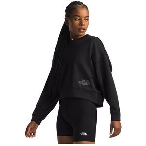 The North Face Women's Black cropped Sweatshirt